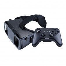 Ibaddy Virtual Reality Glasses 3D Video VR Glasses Helmet Head Mount w/Gamepad for Android