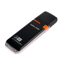 WAVLINK AC1200 2.4G 5.8GHz Dual-Band Support 802.11 AC 1200Mbps USB 3.0 Wireless Network Card-Black