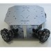 Anycbot Robot Development Platform Mobile Chassis Stainless Steel Plate Two Layers Smart Car for DIY