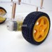Anycbot Self-Balance Smart Car Chassis 3 Layers Two Drive Wheels Kit for DIY