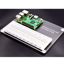 Breadboard Mounting Experiment Plate with Prototype for Raspberry Pi B+ & Raspberry Pi 2 Model B