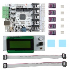3D Printer GT2560 Mainboard Arduino MEGA 2560 Assembled Board GT2560+DRV8825 Drive+LCD2004 Kit