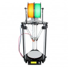 Geeetech Upgraded Dual Heads All Metal Delta Rostock Mini G2S Pro 3D Printer High Resolution Impressora LCD