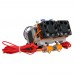 3D Printer Head MK8 Extruder Dual Nozzle Metal Double Color for Mendel Prusa Makerbot Printrbot