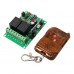 Geeetech 12V 6mA 2 Channel Relay Remote Control Module 2 CH RF Receiver +Transmitter  