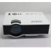UNIC UC40+ Multimedia HD Portable 1080P LED Projection Micro Projector for Android iOS Phones-White