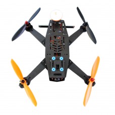 L250-1 Carbon Fiber 4-Axis Quadcopter Frame Kit w/Remote Controller Camera Monitor for FPV RTF Version