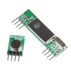 Superheterodyne Receiver Module + 433RF Wireless 3400 Transmitter Board for DIY
