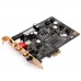 Authentic High Quality TEMPOTEC Serenade 3 PCI-E Desktop Computer Built-in Sound Card PC Internal Card