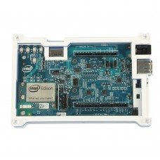 Development Board Case Double Color Acrylic Shell Box Transparent + Blue 128mmx78mmx19mm