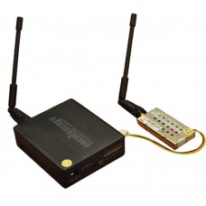 1.2G 1W 8 Channel Audio Video AV Wireless Receiver Transmitter TX RX for FPV Multicopter