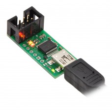 USB AVR Programmer Arduino 3Pi Robot Downloader with LEDs for Robot DIY  