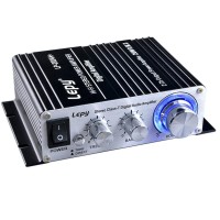 Lepy LP-2024 HIFI 2 Channel 20W Digital Stereo Audio Power Amplifier-Black