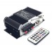 HY-600 12V 2 Channels HIFI Power Amplifier USB SD DVD MP3 Digital Player-Black