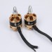 Le Todar Gold 2204 2300KV Brushless Motor CW CCW for QAV250 ZMR250 Quadcopter