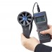 AZ8902 Handheld Anemometer Air Flow Temperature Humidity Wind Speed Meter  