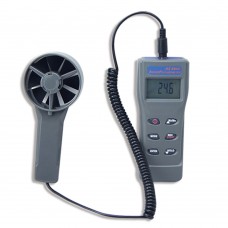 AZ8902 Handheld Anemometer Air Flow Temperature Humidity Wind Speed Meter  