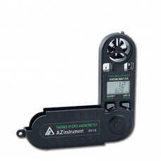 AZ8918 Foldable Anemometer Handheld Wind Speed Meter Thermometer Hygrometer
