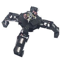 Assembled 12DOF LCR-4 Four Feet Mechanical Robot Bracket & LD-1501MG Servos & Controller & Handle