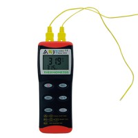 AZ-8852 Dual Input K J T Type Thermocouple Thermometer Two Channel Temperature Measure