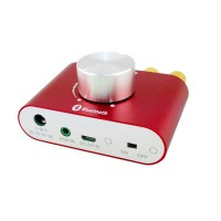 Bluetooth 4.0 Audio Receiver Wireless Audio Receiving Lossless Adapter Board Module for HIFI Upgrading-Red