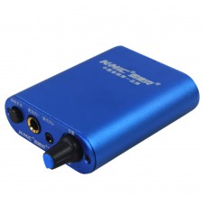 K-Mic KM501 Dual Channel Portable Karaoke Reverb PC Computer USB Microphone Audio Amplifier-Blue