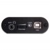 Uteck Guitar Cube ASIO Sound Card Chord A USB Digital Audio Interface MIDI Recording DI