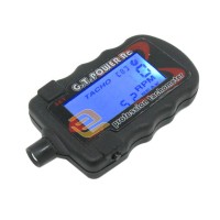 G.T. Power Model Profession RC Motor Digital Optical Tachometer Supports 2 to 9 Bladed Paddle Propeller