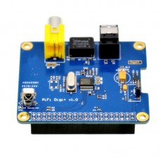 Raspberry Pi HIFI DiGi+ Digital Sound Card I2S SPDIF Expansion Board for Raspberry Pi 2B B+ A+   