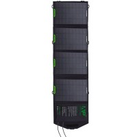 16W Foldable Solar Charger Portable Mobile Panel Solar Power Bank Dual USB output for Outdoor Charging