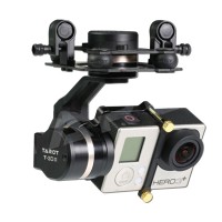 Tarot GOPRO 3D III 3-Axis Metal Gimbal PTZ Camera Mount for Canon GOPRO Hero 3 3+ 4 TL3T01 Upgraded Version