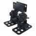 Assembled 4 DOF Biped Robot Educational Robotic Kit Servo Bracket with D-1501MG Servo-Black