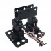 Assembled 4 DOF Biped Robot Educational Robotic Kit Servo Bracket with D-1501MG Servo-Black