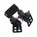 Assembled 4 DOF Biped Robot Educational Robotic Kit Servo Bracket with D-1501MG Servo-Black