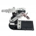 Assembled 4DOF Mechanical Arm Metal Structure Holder Kit with LD-1501MG Servo for Robot Teaching Platform