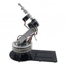 Assembled 5 DOF Mechanical Arm 3D Arm Full Metal Structure Rotating Bracket with LD-1501MG Servo for Robot