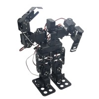 Assembled 13DOF Biped Robotic Educational Robot Servo Bracket Ball Bearing w/LD-1501MG Servo