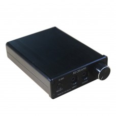 JC-SZ80 Digital HIFI Amplifier 80W+80W Fiber Coaxial USB Dual Channel Audio Amp w/Power Supply-Black