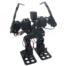 Assembled 9DOF Humanoid Biped Robotic Educational Robot with Bracket LD-1501MG Servo for Racing