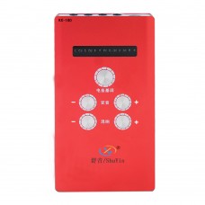 KX-100 Sound Card Reverb Electronic Music Mobile Charger for Phone Karaoke-Red