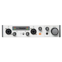 M-Audio M-TRACK II USB Audio Sound Card External 2-in 2-out Vocal Instrument USB External Sound Card for Recording