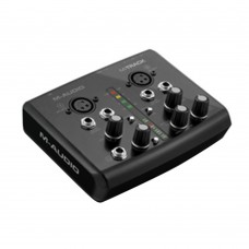 M-AUDIO M-Track 2 USB Audio Interface Dual Input External Sound Card 2-in 2-out for Recording