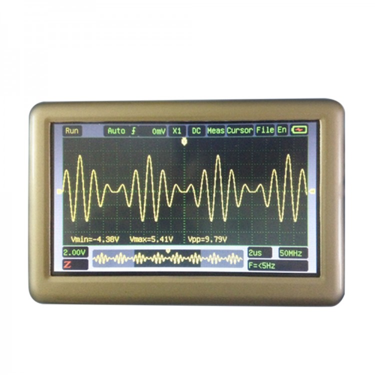 DS202 10Mps Pocket Handheld Oscilloscope Mini Display Full Color TFT LCD 320x240 