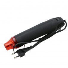 230V Electric Power Tool Hot Air Heat Gun 300W Temperature Gun with Supporting Seat Shrinky Dinks DIY-Black