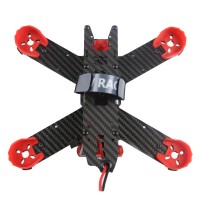 KingKong 210 Kit 210mm Carbon Fiber 4-Axis Racing Quadcopter with PDB Board & Propeller Motor Protective Mount-Red