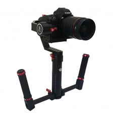 SMG EXT DLSR Two-Handed Hnadheld Gyro 3-Axis Gimbal Electronic PTZ Stabilizer for 6D A7S 5D DV FPV