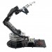 Assembled Aluminium 6DOF Robotic Robot Arm Clamp Claw & LD-1501 Servos & 32CH Controller for Arduino-Silver