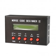 Morse Code Beginner II Short-Wave Radio Transmitter CW Morse Code Telegraph Auto Key Morse Trainer