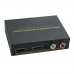 2 Port HDMI Audio Extractor HDMI Splitter with EDID Setting & 2 HDMI Output HDMI Audio Splitter Adapter Converter