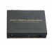 2 Port HDMI Audio Extractor HDMI Splitter with EDID Setting & 2 HDMI Output HDMI Audio Splitter Adapter Converter